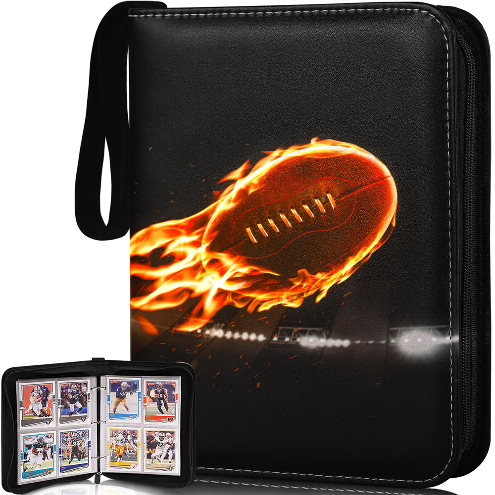 RONMONG Football Card Binder cover design enhances display for collectors.