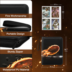 RONMONG Three-ring clasp keeps pages secure and removable.