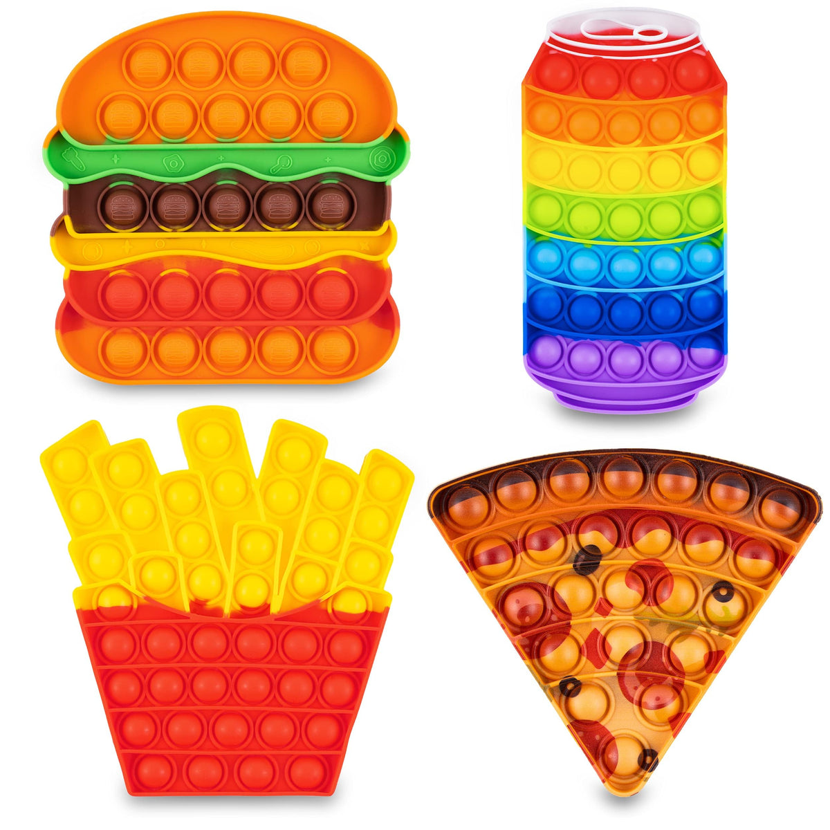 Ronton Hamburger Pop Its for focused play and sensory satisfaction
