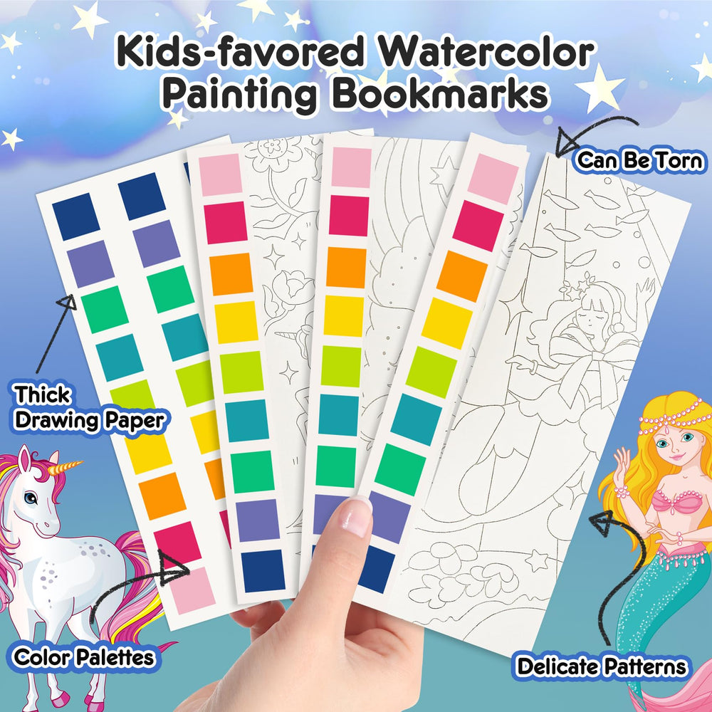 ROOCHKD Travel-friendly watercolor kit for trips, camping, or car rides.