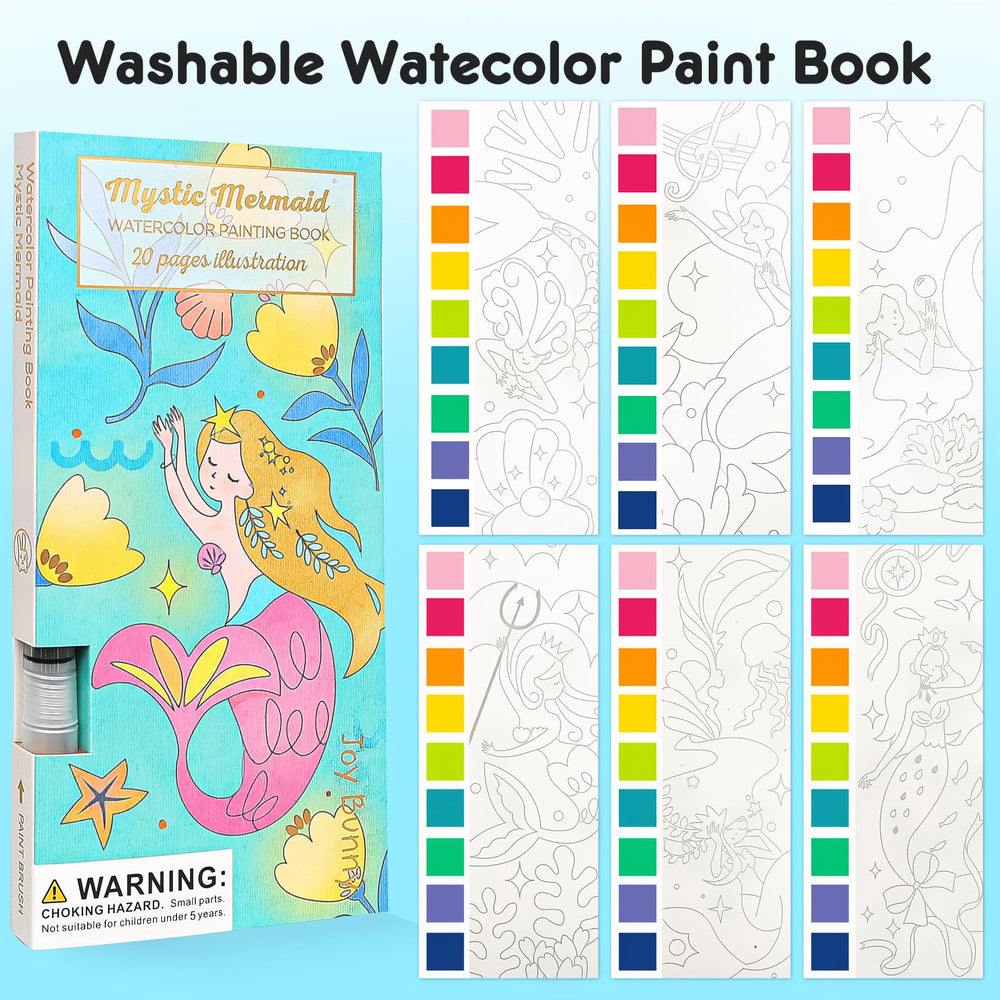 ROOCHKD Watercolor paint set with brush for mess-free creative play