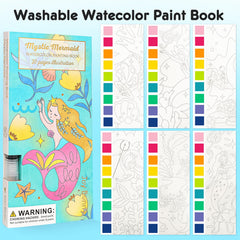 ROOCHKD Watercolor paint set with brush for mess-free creative play