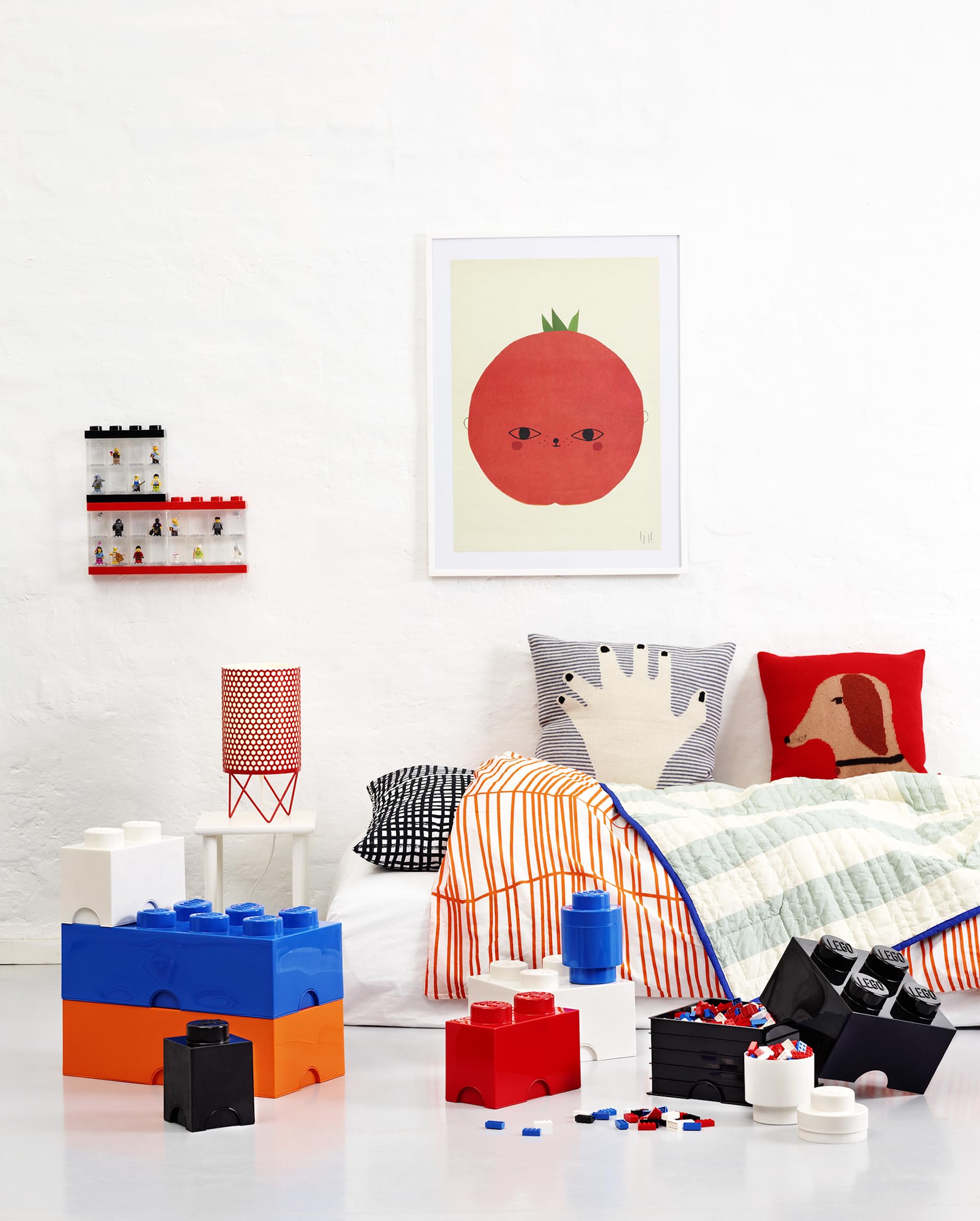 Room Copenhagen display case back-mount holes offer flexible hanging options around the home.