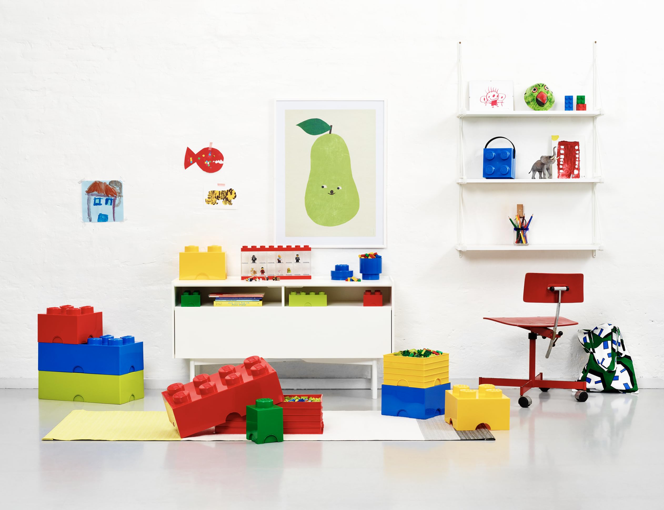 Room Copenhagen minifigure display case safe storage protects figures from dust and handling.
