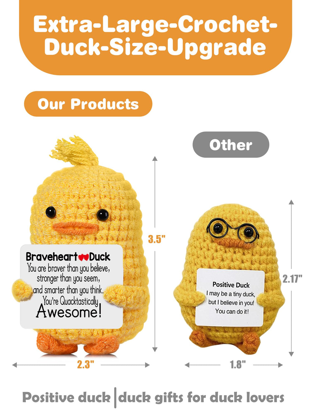 RoomyRoc stress-relief clip-on duck for bag or car