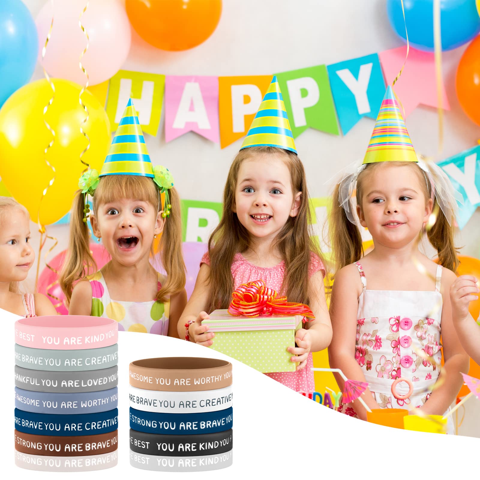 Roowest back-to-school gift wristbands for students.