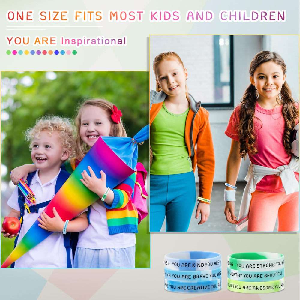 Roowest gradient wristbands for school events and celebrations.