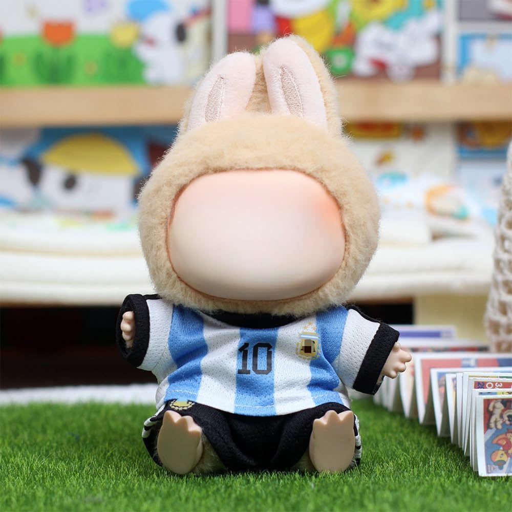 Roozxbscen Labubu elastic waistband detail ensures snug fit during action.