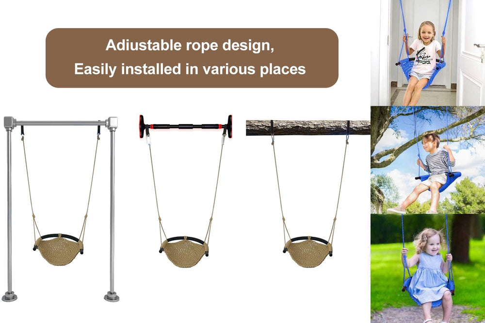 ROPECUBE adjustable rope length demonstrates customizable height for growing children