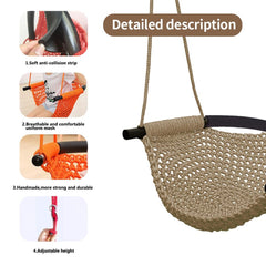 ROPECUBE ergonomic U-shaped cradle supports comfortable, secure seating