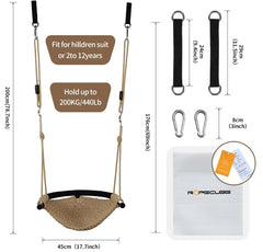 ROPECUBE portable swing assembly kit enables quick setup anywhere