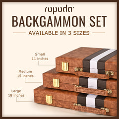Ropoda premium leather case with sturdy buckles, enhancing portability.