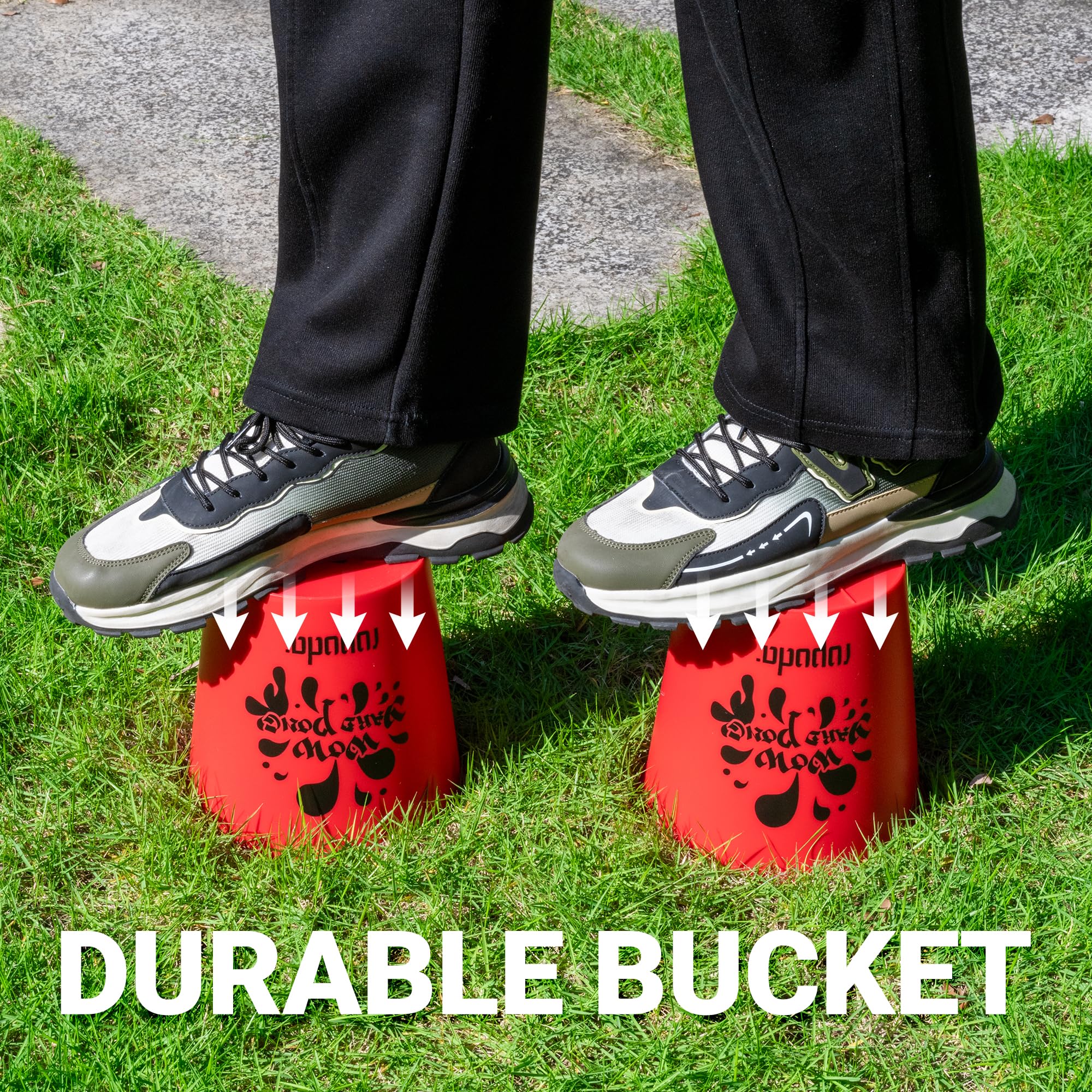 ROPODA Giant Yard Pong carry bag shown for easy transport and on-the-go play.