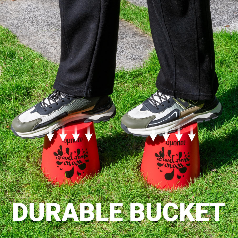 ROPODA Giant Yard Pong carry bag shown for easy transport and on-the-go play.