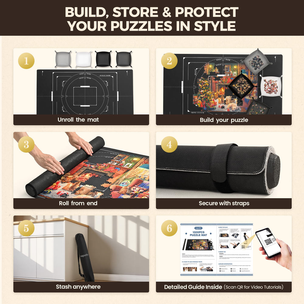 Ropoda included guide enhances setup and organization