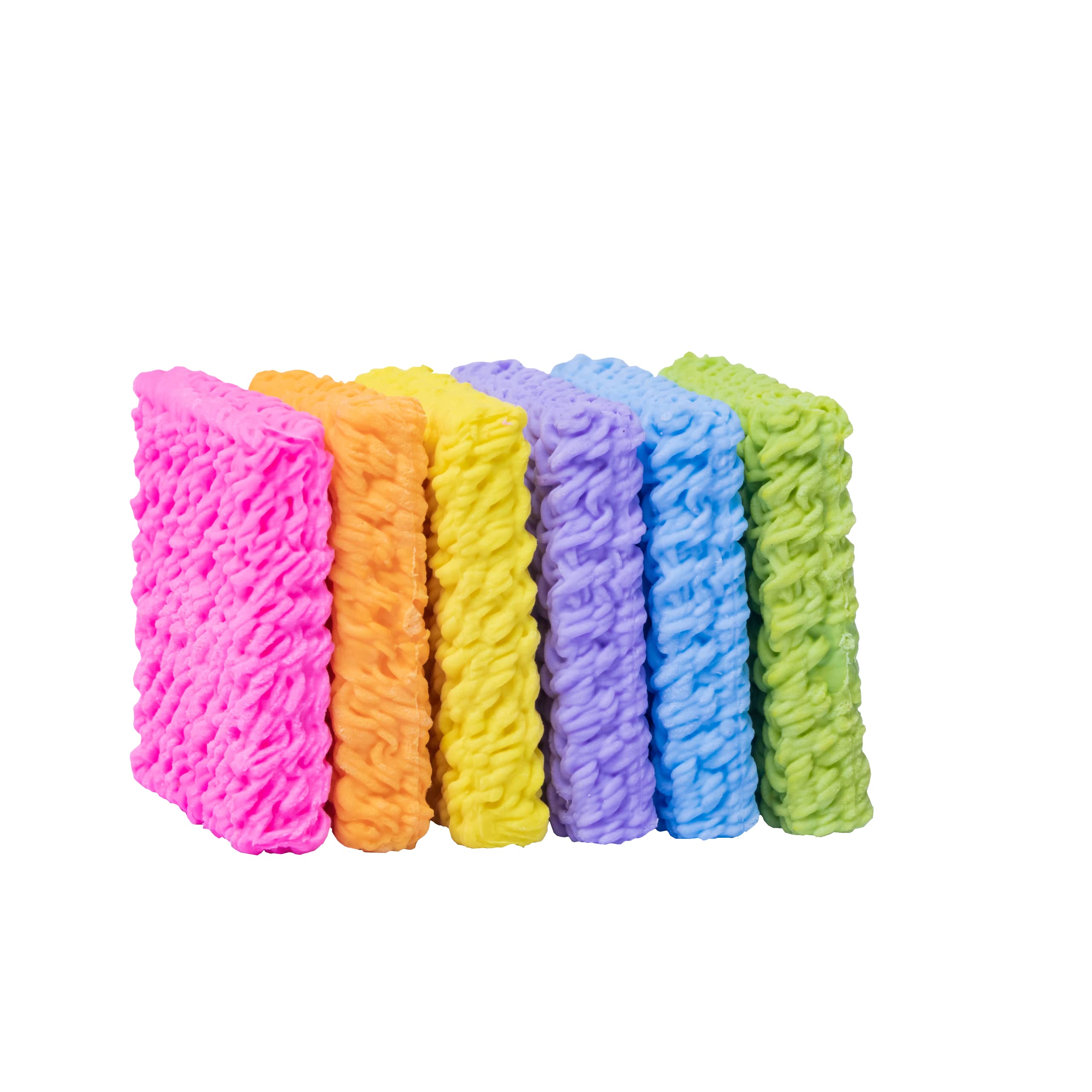 ROPTO cute ramen erasers in six colors for creative projects and practice