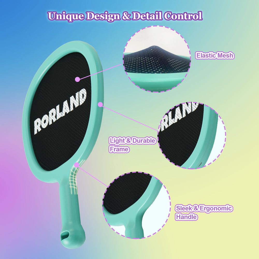 RORLAND indoor-outdoor setup shown on lawn with family