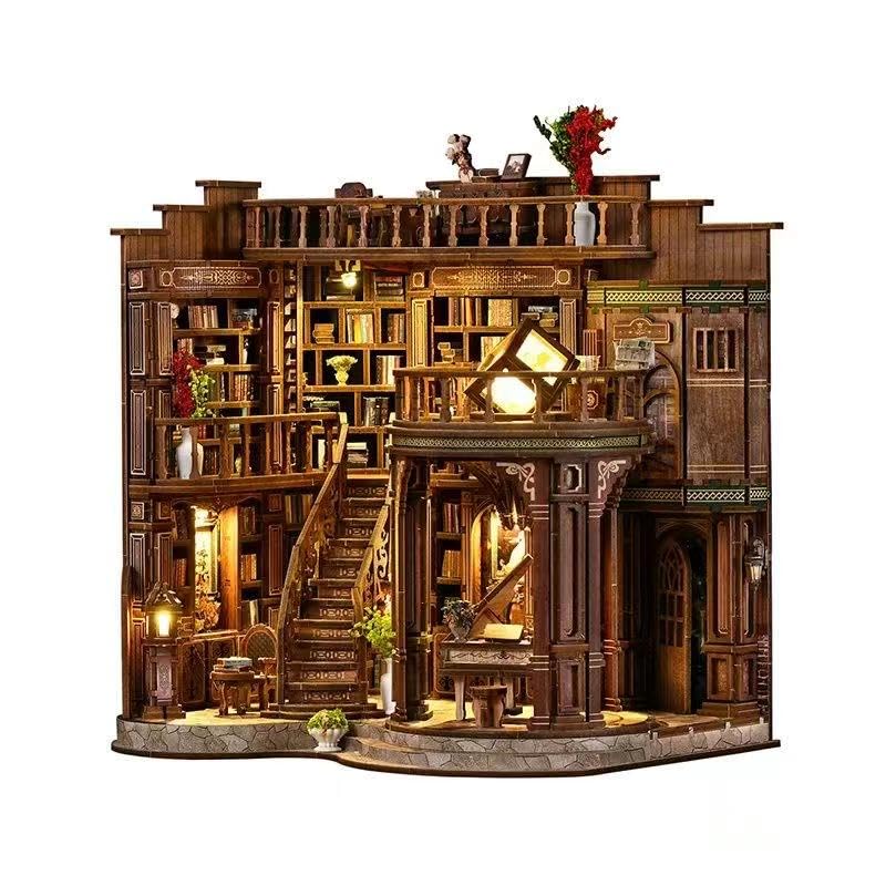 Roroom Dreamy Book Hall front view, ideal desk display for book lovers.