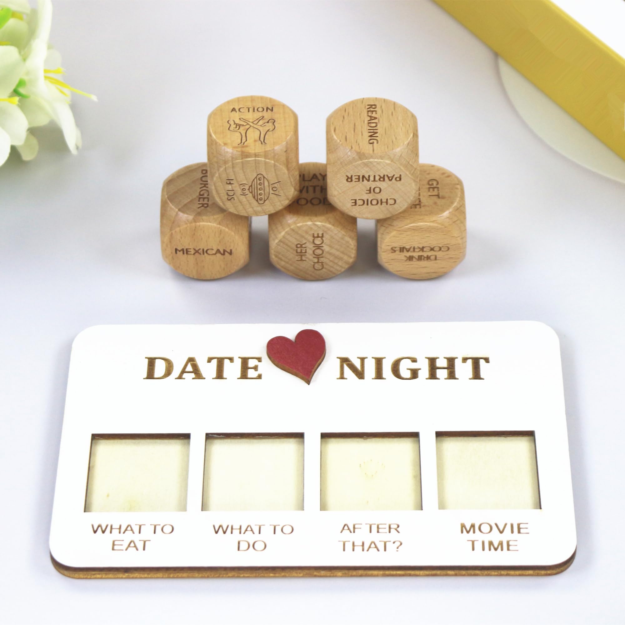 RORTUSAT creative option dice add variety to meals and activities at home.