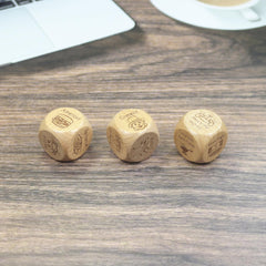 RORTUSAT Date Night Dice features laser-engraved patterns for lasting clarity.