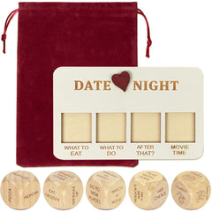 RORTUSAT date night dice set in packaging, ideal for spontaneous date night ideas.