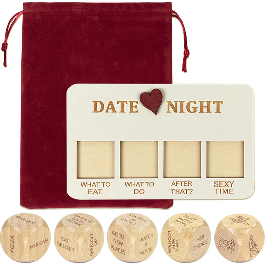 RORTUSAT date night dice square design for quick, playful decision making