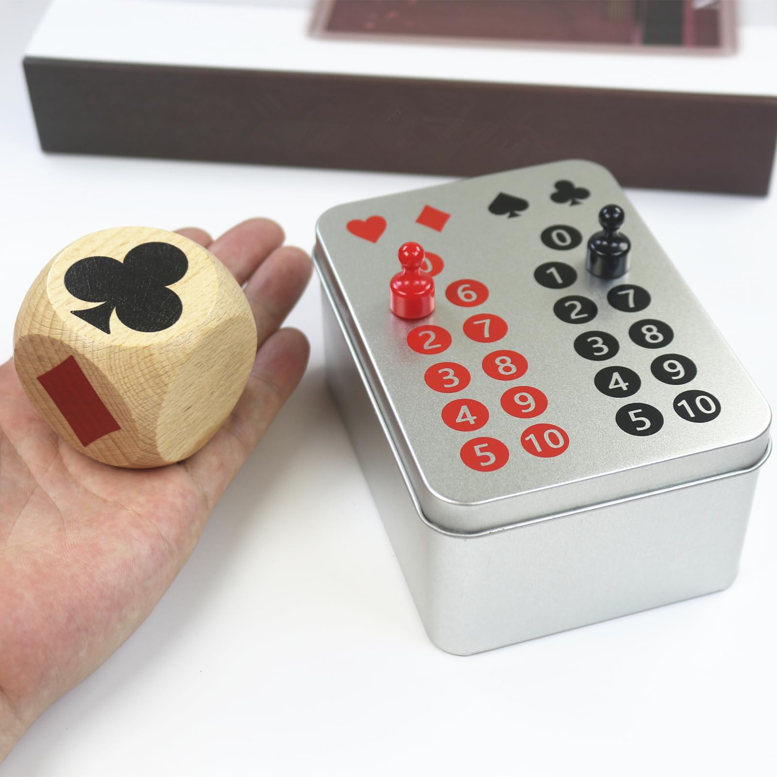 RORTUSAT large marker dice size for high visibility at table