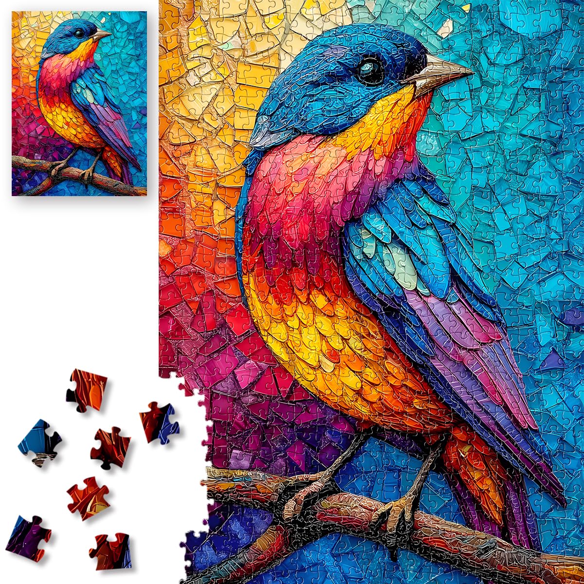 ROSE RAIN puzzle back-letters aid zone-by-zone sorting for family play.