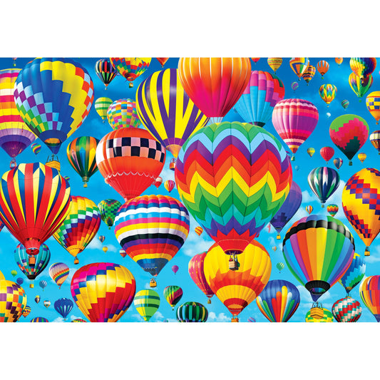 RoseArt Kodak Premium puzzle with balloons in flight invites mindful relaxation