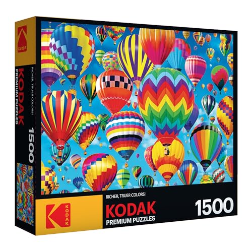 RoseArt Kodak Premium jigsaw shows vibrant balloons for color-rich focus