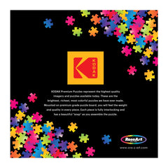 RoseArt Kodak Premium puzzle uses European blue board for quality pieces
