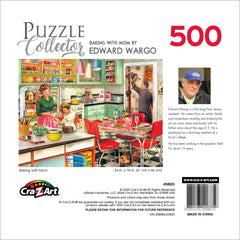 RoseArt Puzzle Collector interlocking pieces snap, signaling smooth building and satisfying progress.