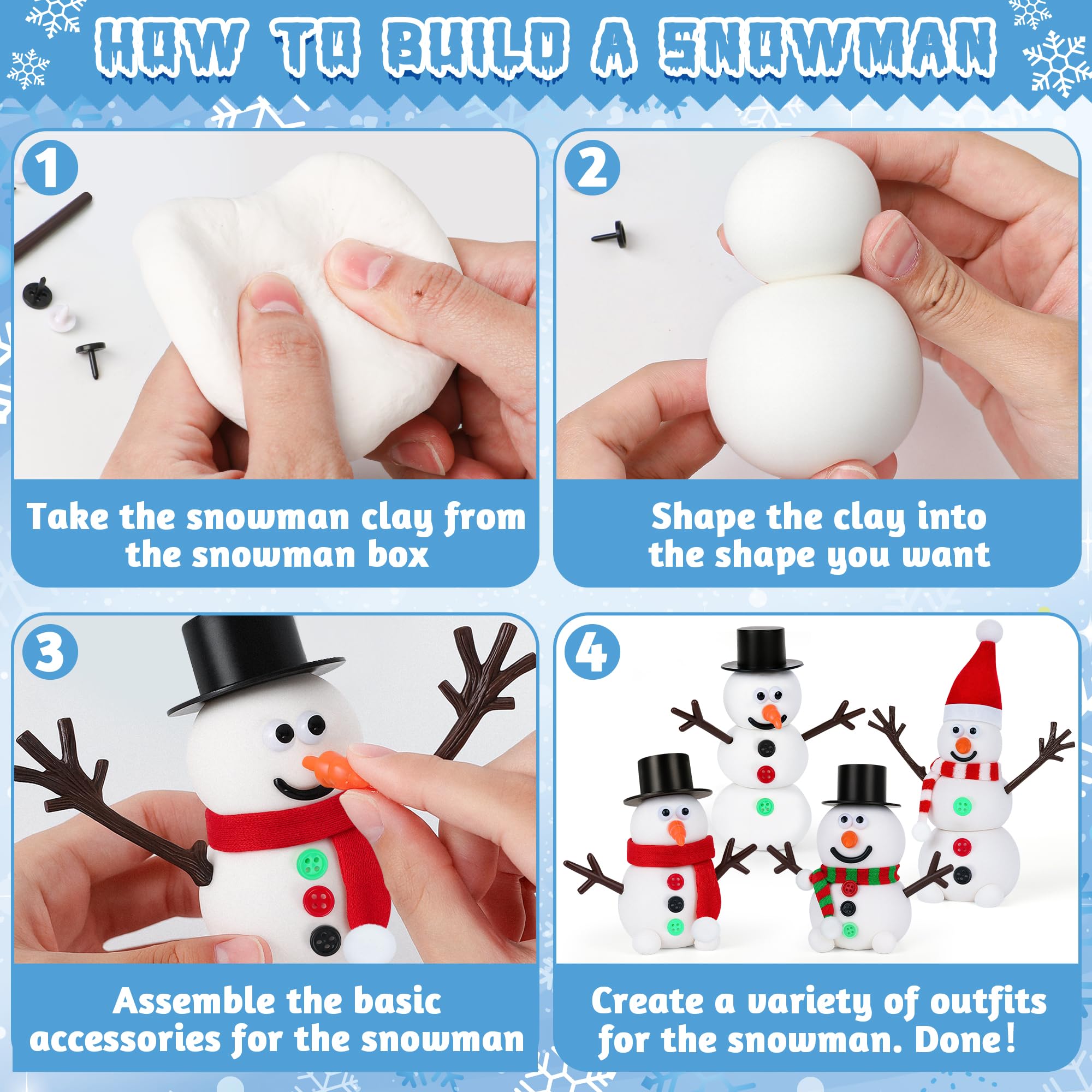 RoseFog Christmas craft kit contents enable versatile holiday activities
