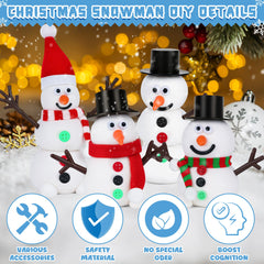 RoseFog scarf design for snowman customization and colorful holiday style
