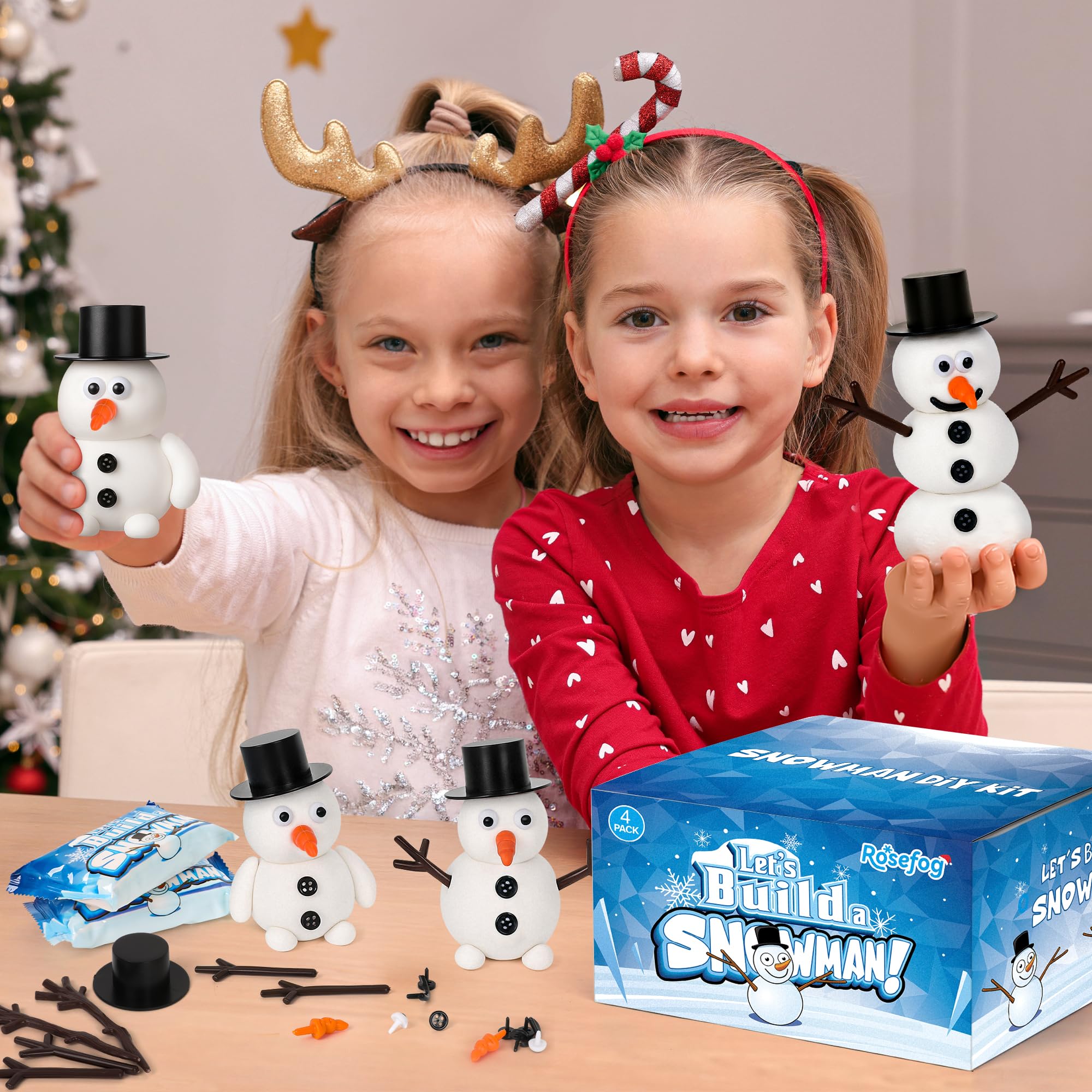 RoseFog snowman hats add character to kids' winter crafts