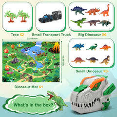 ROSEORGUN two-part transport truck facilitates interactive setup and transport.