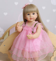 ROSHUAN Reborn doll waterproof full-body for bath time play