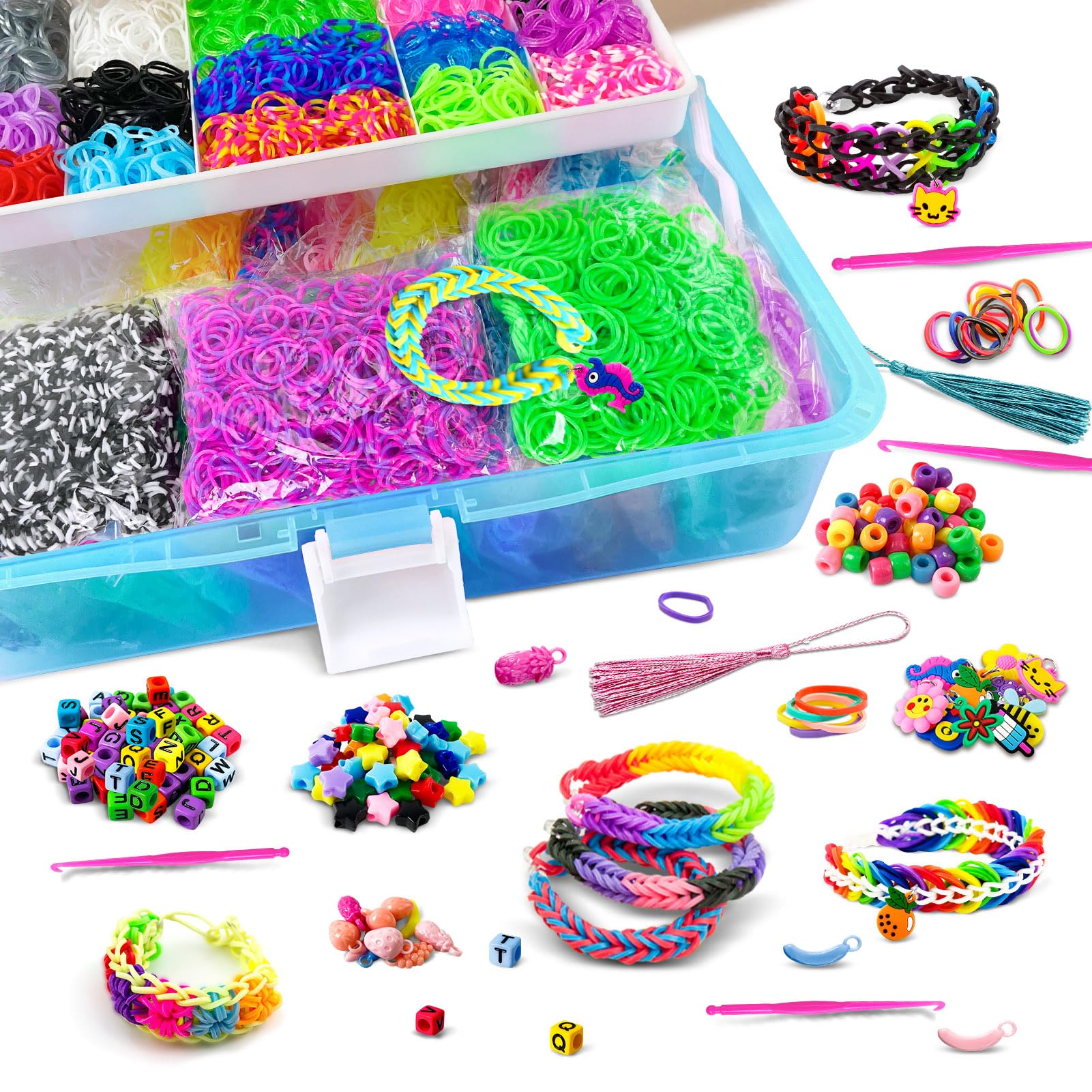 ROSHUKG 14500 close-up of vivid bands—boosts creativity for crafts.