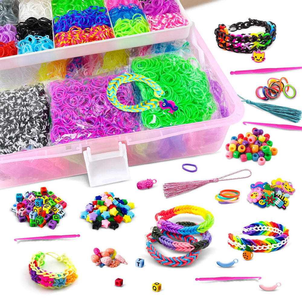 ROSHUKG 14500 three-layer storage container keeps bands organized during crafting