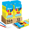 Rosmonde 12-pack colored pencils with 144 vibrant colors for artwork
