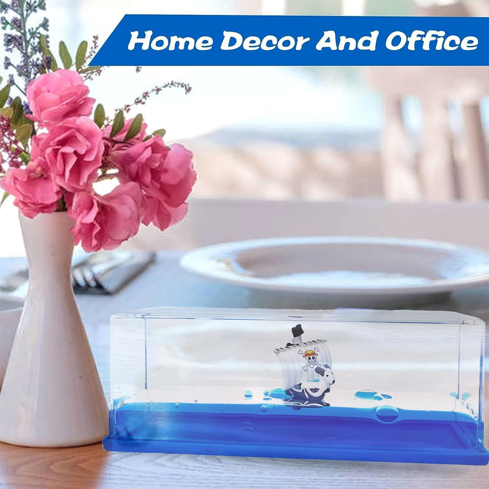 ROSSOM Desk decor with pirate model ideal for anime and nautical fans