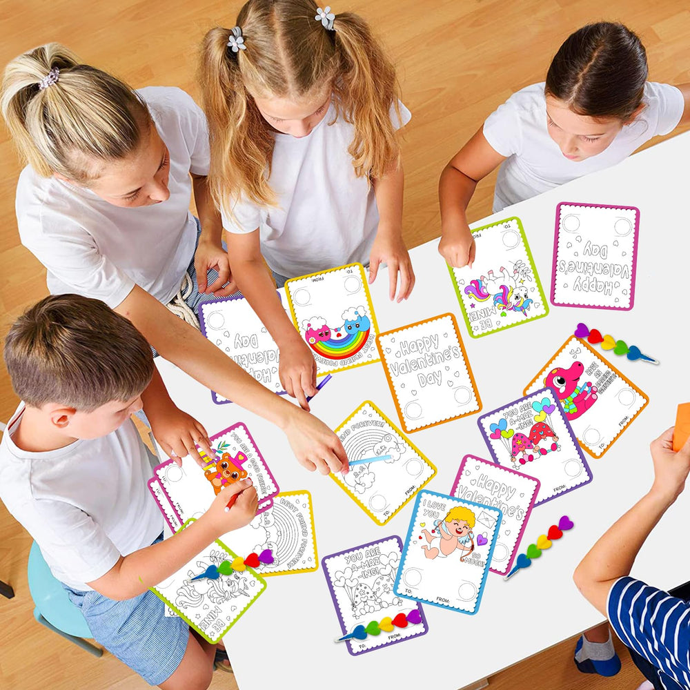 Rossorha classroom exchanges, durable cards support activities.