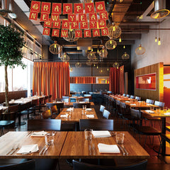 Rosulasi NY Eve bunting backdrop adds celebratory mood to any venue.