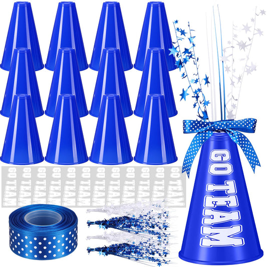 Rotatingpals blue cheer megaphone set ready for team celebrations