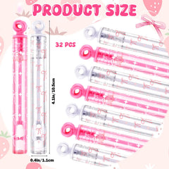 Rotatingpals pink bow design closeup bubble wand showing detail and handle.