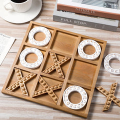 Rotatingpals Tic Tac Toe doubles as stylish coffee table decor.