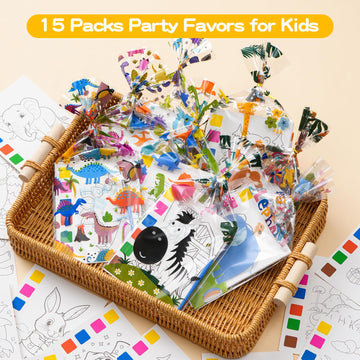Rotu matching party goodie bags with themed designs for organized celebrations.