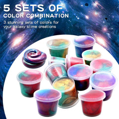 Roujiamo Galaxy Slime used as a party favor for kids' celebrations.