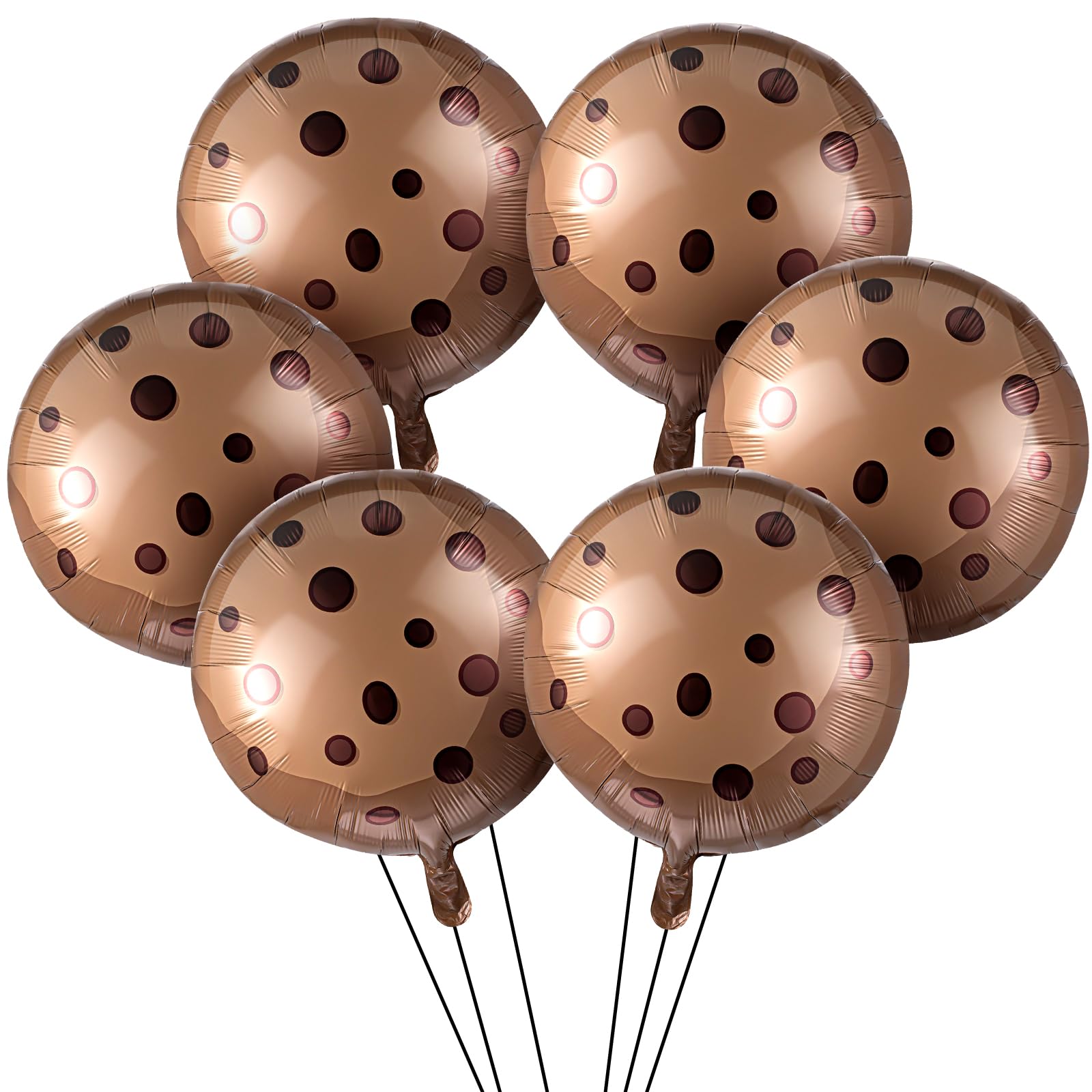 RoundFunny 21-inch cookie balloon serves as an eye-catching birthday centerpiece.