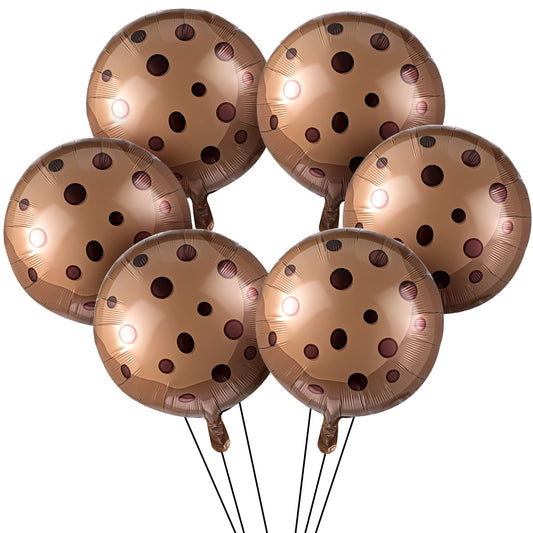 RoundFunny 21-inch cookie balloon serves as an eye-catching birthday centerpiece.
